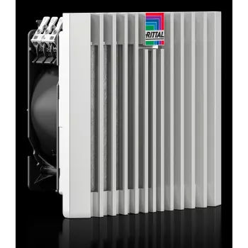 Rittal Blue e+ EMC filtračný ventilátor 53/64 m³/h 115 V RAL 7035 (3238810)