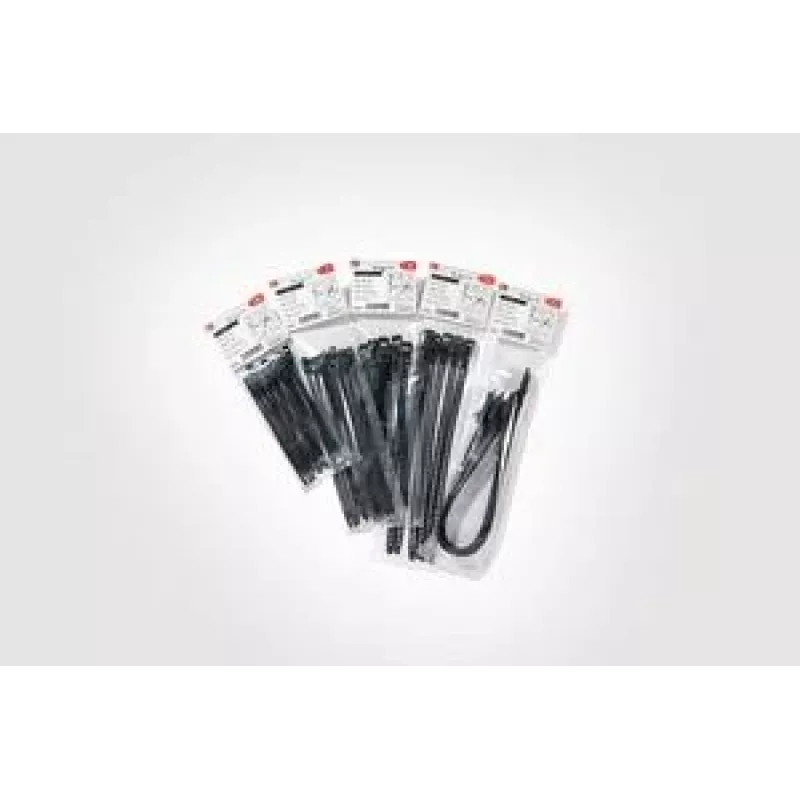 HellermannTyton SOFTFIX opakovane použiteľná káblová páskа 180 mm x 7 mm čierna balenie 16 ks (115-07190)