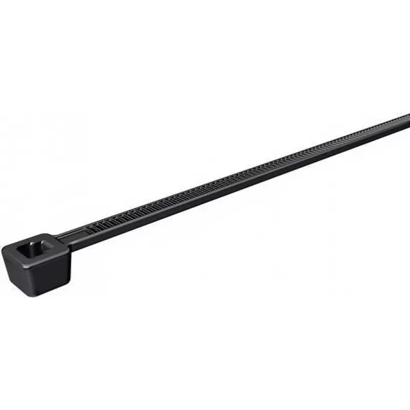 HellermannTyton T18L-HS-BK-C1 káblová páskа, polyamid 6.6, čierna, 100 mm x 2,5 mm, 100 ks
