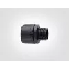 HellermannTyton HG25-S-M25 PA66 BK 10 Priame pripojenie, závit M25, kanál 25 mm, čierna