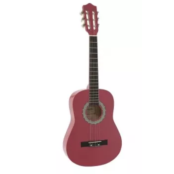 Dimavery AC-303 Koncertná gitara 1/2 ružová s gig bag
