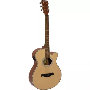 DIMAVERY AW-400 Westernová gitara, natur 26235085