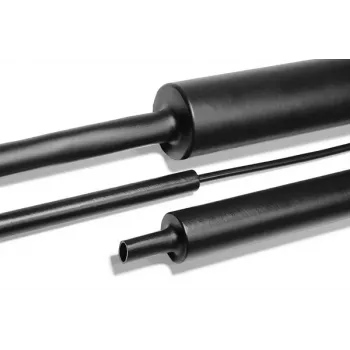 HellermannTyton MU47 Teplom zmršťovacia bužírka 4:1 63 mm na 19 mm čierna 1 m