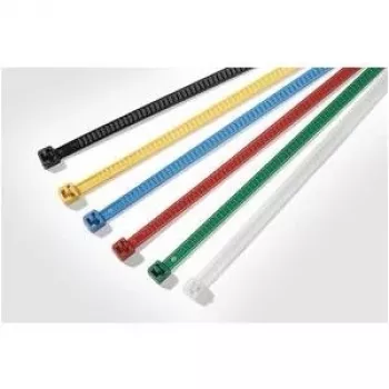 HellermannTyton opakovane použiteľná káblová páskа LR55 195x4,7mm čierna balenie 25 ks 115-00002