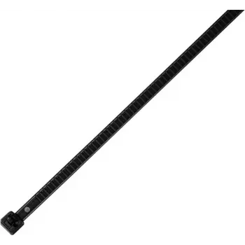HellermannTyton opakovane použiteľná káblová páskа LR55 195x4,7mm čierna balenie 25 ks 115-00002