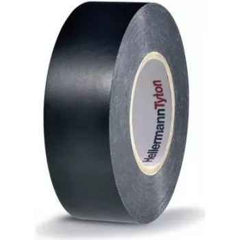 HellermannTyton HTAPE-FLEX15-25x25-PVC-BK elektrická izolačná páska, PVC, čierna, 25 mm x 25 m, hrúbka 0,15 mm 710-00137