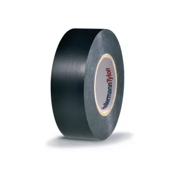 HellermannTyton HTAPE-FLEX1000+ čierna PVC elektroizolačná páska, 19 mm x 20 m, 105 °C, RoHS 710-00602