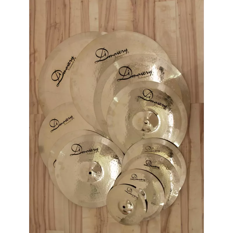 Dimavery DBMR-922 22 palcový Ride činel, B20-bronz, Brilliant-Finish, ručne tepaný, stredne ťažký 26022869