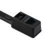HellermannTyton T30R čierna PA66 káblová páska 395 x 4,7 mm, 100 kusov 117-00008