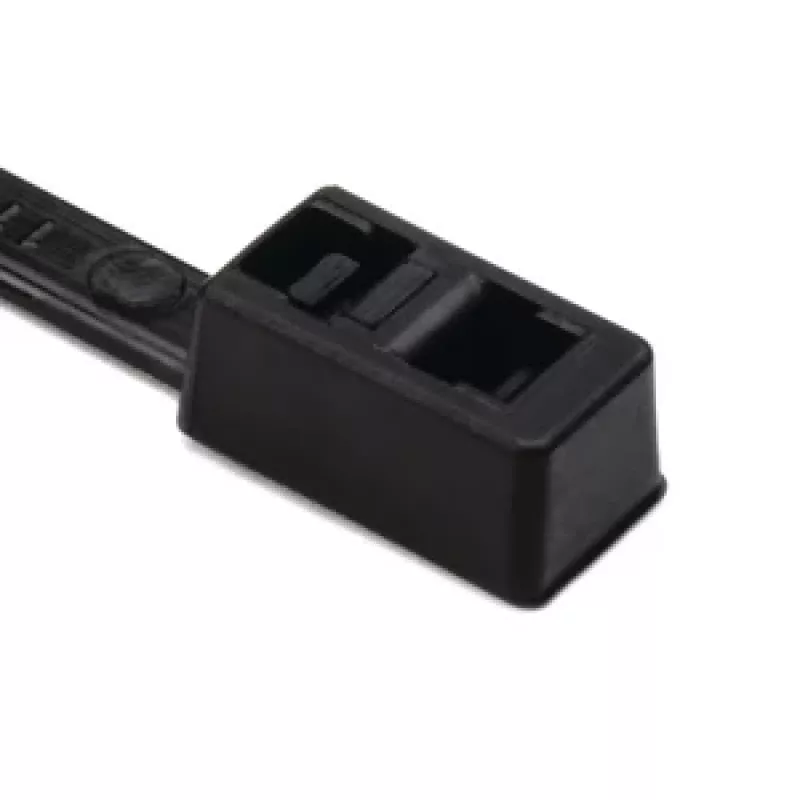 HellermannTyton T30R čierna PA66 káblová páska 395 x 4,7 mm, 100 kusov 117-00008