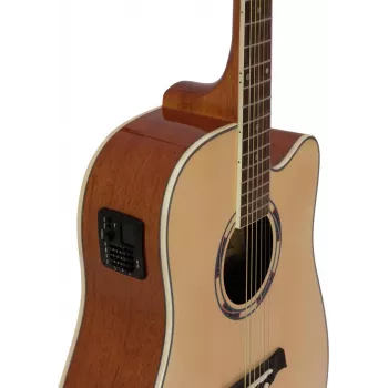 DIMAVERY DR-520 Dreadnought akustická gitara, prírodná 26231272