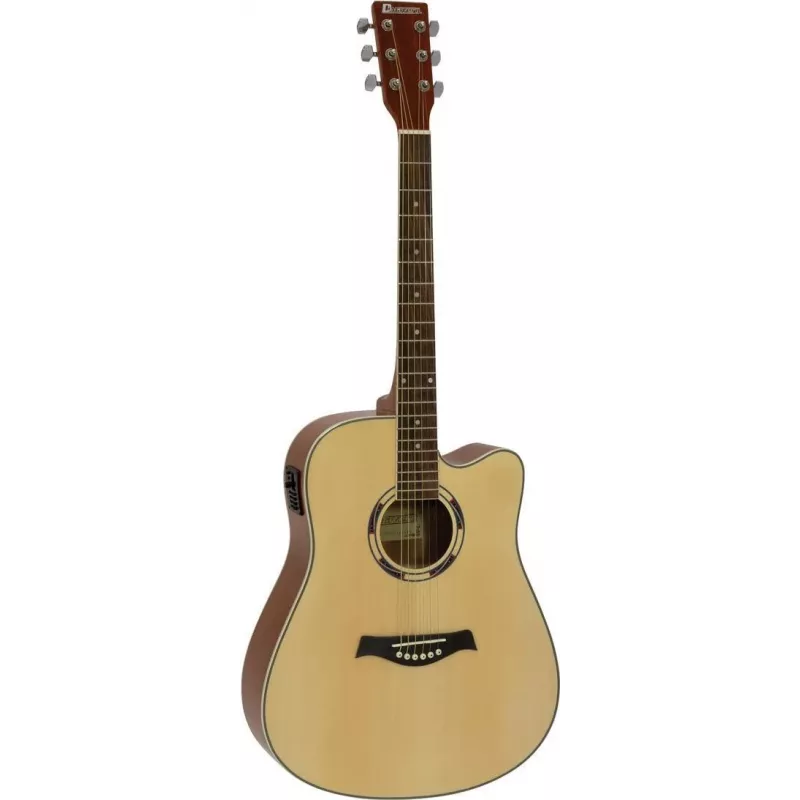 DIMAVERY DR-520 Dreadnought akustická gitara, prírodná 26231272