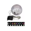 EUROPALMS LED snehová guľa 15 cm, ružová 83501246