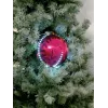 EUROPALMS LED snehová guľa 15 cm, ružová 83501246