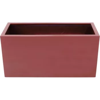 EUROPALMS Leichtsin Cube-50 červená vysokolesklá dekoračná kocka z polystyrénu 50 cm 83011873