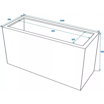 EUROPALMS Leichtsin Cube-50 červená vysokolesklá dekoračná kocka z polystyrénu 50 cm 83011873