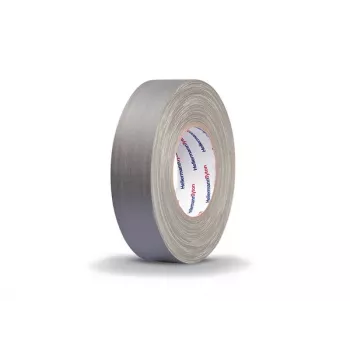 Hellermann Tyton HTAPE-TEX-19x50 Sivá bavlnená tkaninová páska 19 mm x 50 m 712-00506