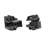 HellermannTyton 151-01188 Čierne polyamidové skrutkovacie upevňovacie pätky pre viazacie pásky, 28,6 mm, 200 ks