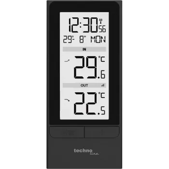 Technoline WS9787 Bezdrôtová meteorologická stanica s vonkajším senzorom, čierna/strieborná