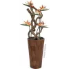 EUROPALMS Umelý strelícia kvet, oranžový, 95 cm 82530559