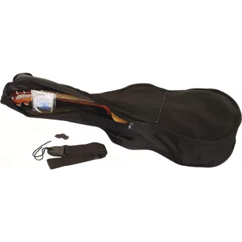 Dimavery AC-303 koncertná gitara 1/2 veľkosť prírodná, okoume krk, lipová vrchná doska, 535 mm menzúra