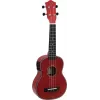 DIMAVERY UK-100 sopránová ukulele, Flamed Red 26255807