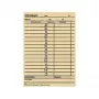 BÜRK MOBATILE karta do pečiatkovacích hodín ZS 5200, 100 kariet, zelená tlač na bielom kartóne, 189 x 86 mm B01830040500
