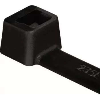 HellermannTyton T18R-HS-BK-C1 čierna tepelne stabilizovaná káblová páska 100 x 2,5 mm, balenie 100 ks 111-01950