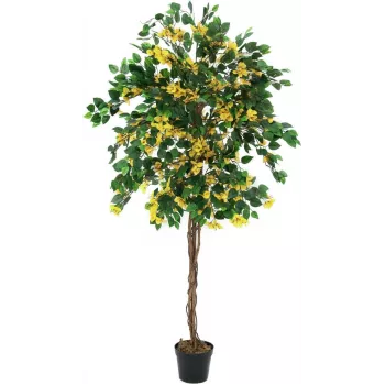 EUROPALMS Bougainvillea umelá rastlina, žltá, 180 cm 82507081
