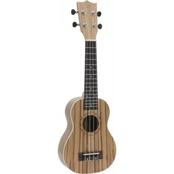 DIMAVERY UK-400 sopránová ukulele zebrano 26255831