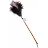 Bürstenhaus Redecker prachová metlička z pštrosieho peria so strednou hlavou, bukový držiak, 50 cm 468807
