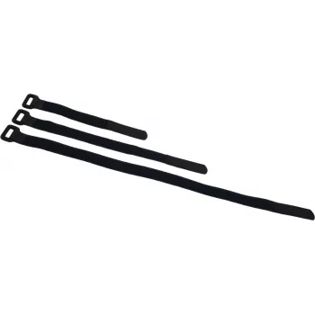ACCESSORY BS-1 suchý zips káblová spona 25x195mm, čierna, balenie 10 ks 30006023