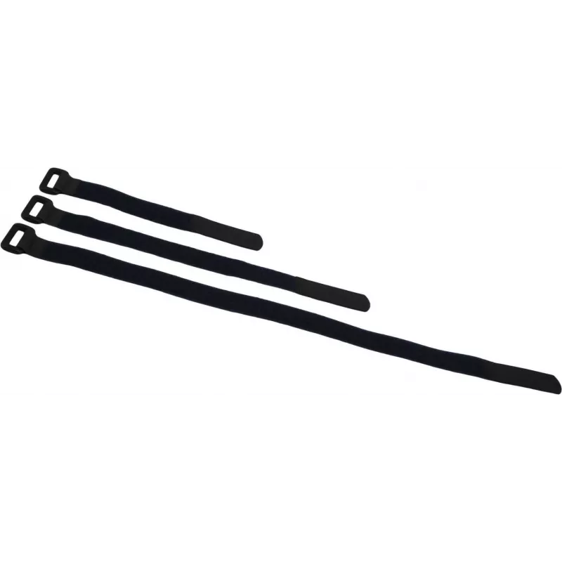ACCESSORY BS-1 suchý zips káblová spona 25x195mm, čierna, balenie 10 ks 30006023