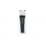 HellermannTyton SOFTFIX® opakovane použiteľná káblová spona 260 x 7 mm, čierna, balenie 12 ks 115-07270