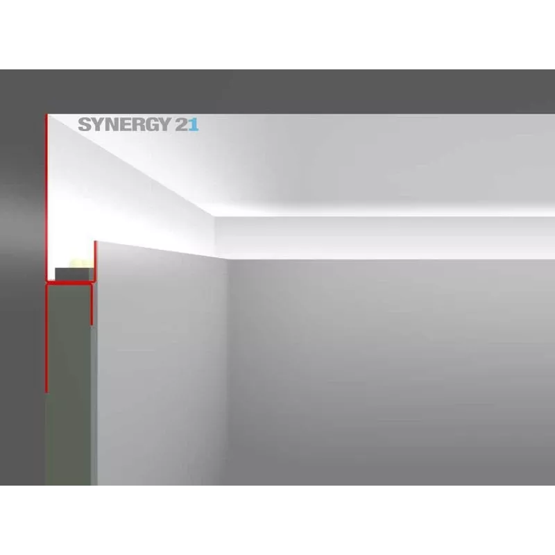 SYNERGY21 LED profil 200cm zinkový plech typ B40 S21-LED-PR00140