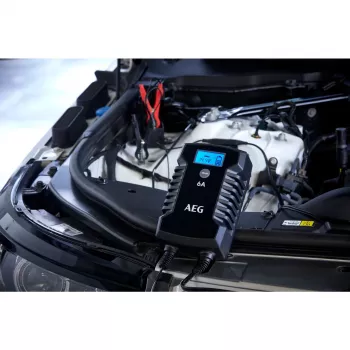 AEG LD6 10617 nabíjačka autobatérií 6V/12V 3A/6A s LCD displejom