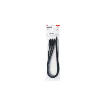 HellermannTyton SOFTFIX-XL opakovane použiteľná káblová spona 580mm x 28mm čierna balenie 3 ks 115-28590