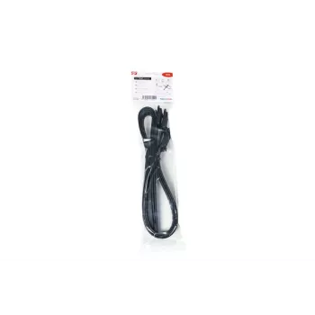 HellermannTyton SOFTFIX XXL opakovane použiteľná káblová spona, TPU, čierna, 300mm x 12mm, balenie 3 ks 115-28898