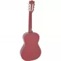 Dimavery AC-303 koncertná gitara 1/2 veľkosť červená s gigbagom, ladičkou, trsátkami a popruhom pre začiatočníkov