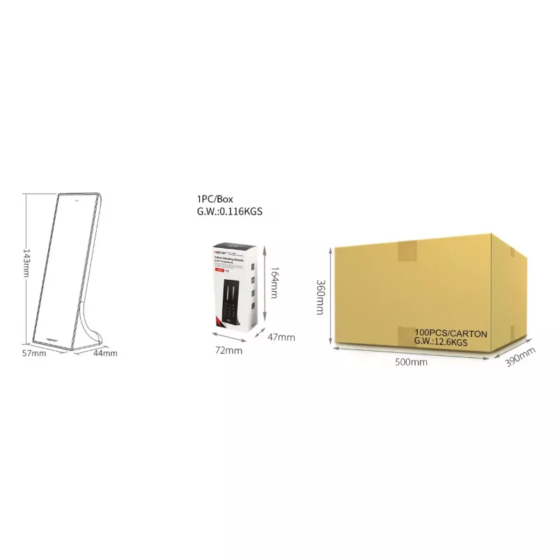 Miboxer Synergy 21 LED diaľkový ovládač Dual White CCT 3 zóny (Y2)