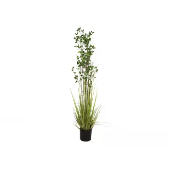 EUROPALMS vždyzelený ker s trávou, umelá rastlina, 182 cm 82600185