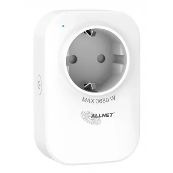 ALLNET ESP32 WLAN Smart zásuvka s meraním energie a 2x USB nabíjačka ALL3079