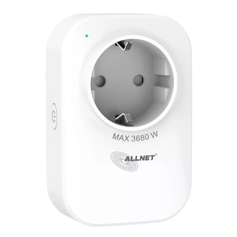ALLNET ESP32 WLAN Smart zásuvka s meraním energie a 2x USB nabíjačka ALL3079