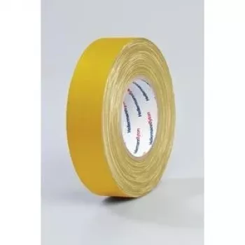 HellermannTyton HTAPE-TEX-19x10 viacúčelová tkaninová páska, žltá, 19 mm x 10 m 712-00202