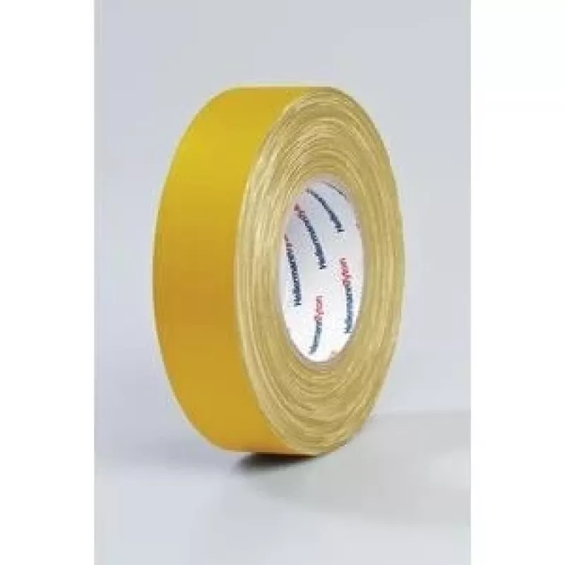 HellermannTyton HTAPE-TEX-19x10 viacúčelová tkaninová páska, žltá, 19 mm x 10 m 712-00202