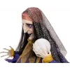 EUROPALMS Halloween animovaná figúrka veštkyne, 50 cm 83316113