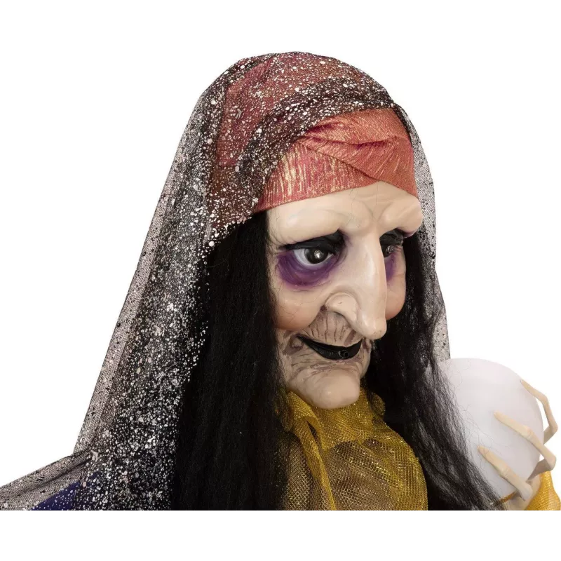 EUROPALMS Halloween animovaná figúrka veštkyne, 50 cm 83316113