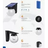 SYNERGY21 S21-LED-0250250 solárne nástenné svietidlo guľa číra