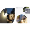 SYNERGY21 S21-LED-0250250 solárne nástenné svietidlo guľa číra