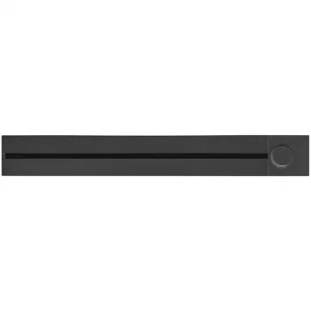 SYNERGY21 MODULRAIL 600mm zásuvková lišta s vypínačom, 3 Schuko zásuvky, čierna S21-MR005